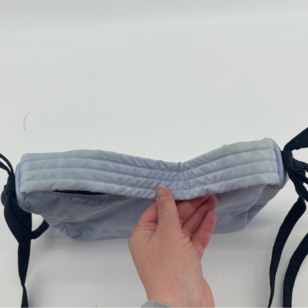 Sandy Liang x Baggu Mini Bow Bag in Powder Blue A15 - Picture 5 of 8
